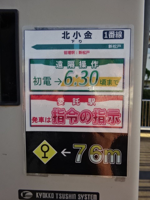 1番線