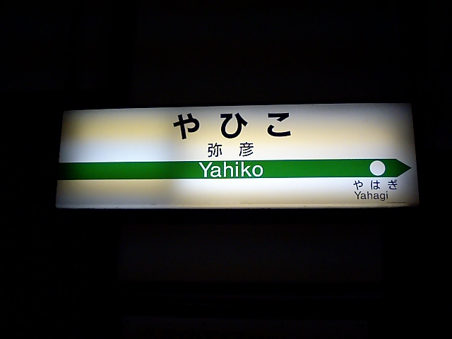 棒線駅ホーム