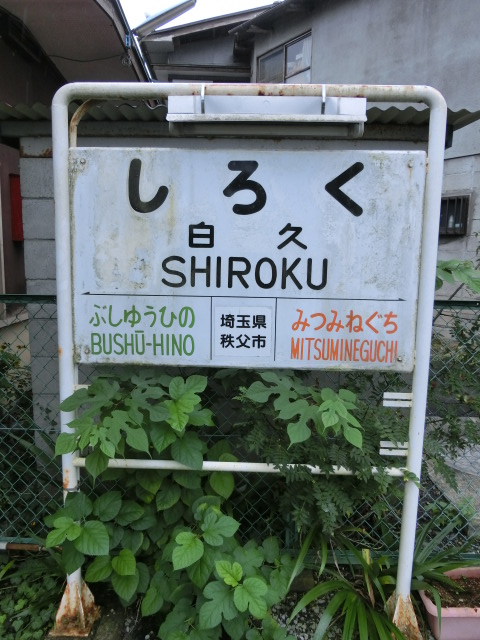 棒線駅ホーム