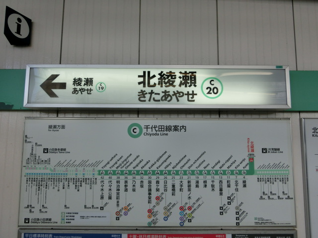 棒線駅ホーム