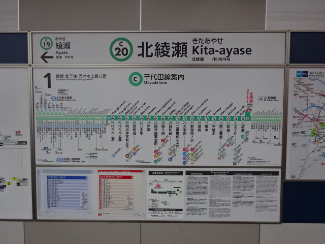 棒線駅ホーム